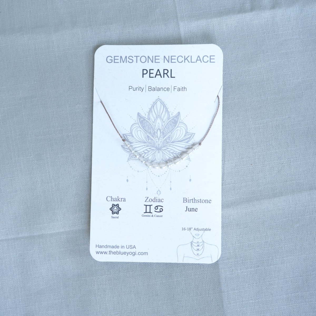 Dainty Pearl  Necklace - June Birthstone