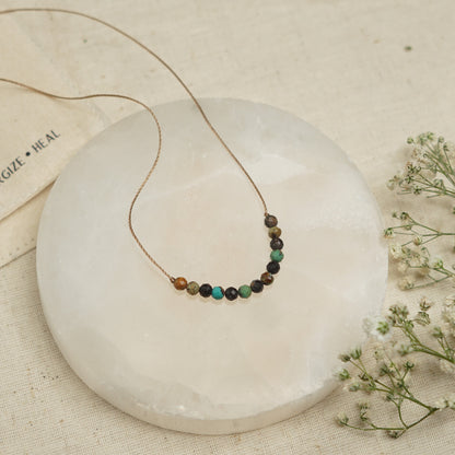 Dainty African Turquoise  - December Birthstone