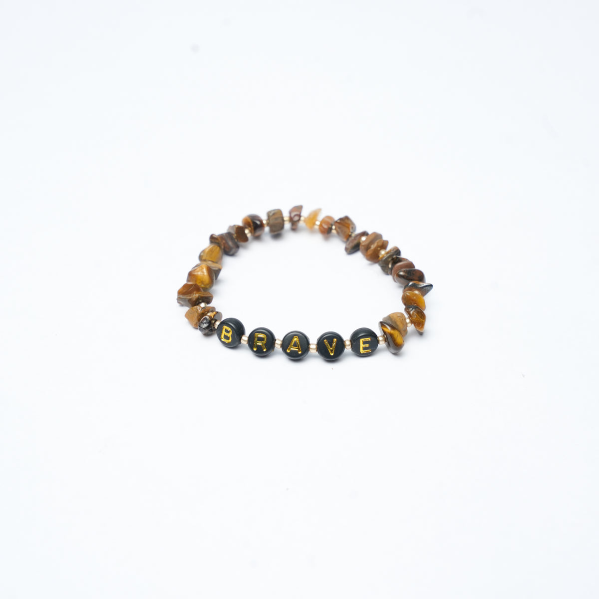 BRAVE - Tiger's Eye Chip Bracelet