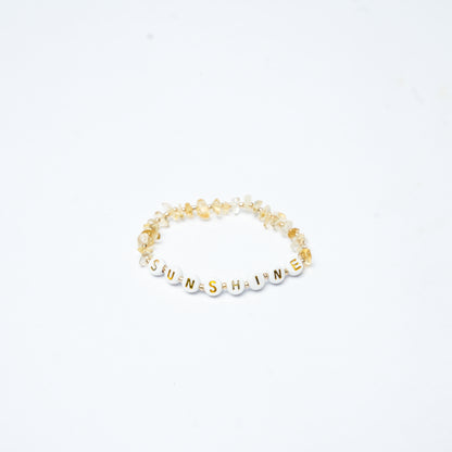 SUNSHINE - Citrine Chip Bracelet