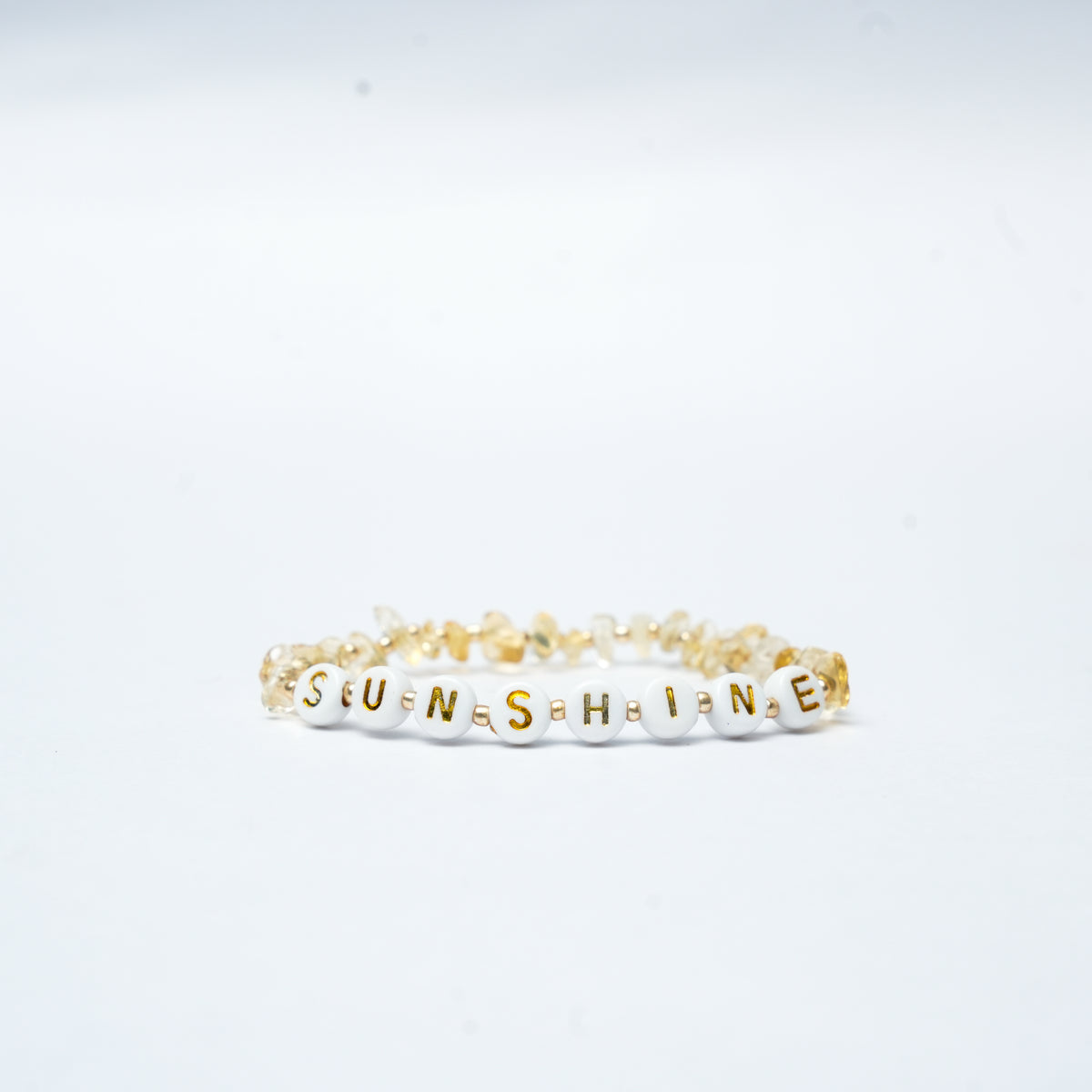 SUNSHINE - Citrine Chip Bracelet