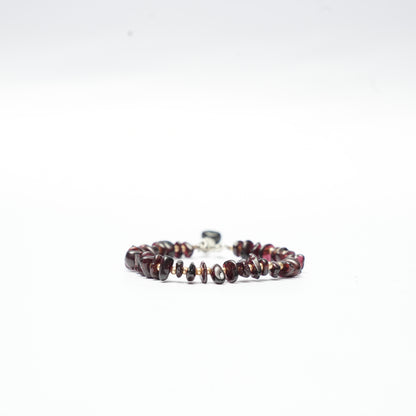 Garnet Chip Bracelet