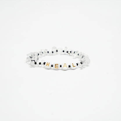 HEAL - Clear Quartz Chip Bracelet
