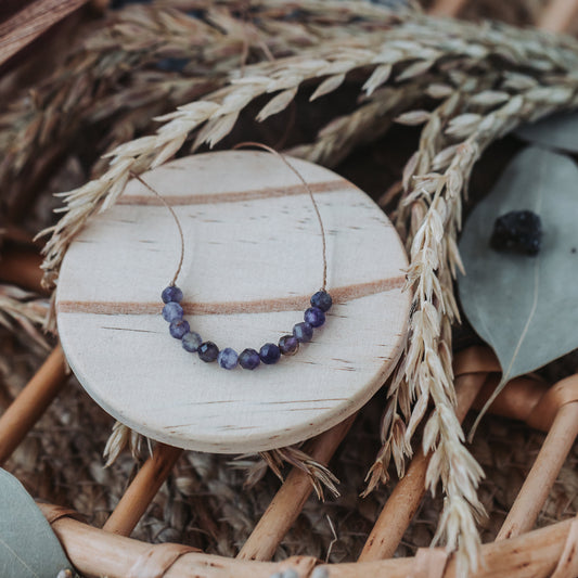 Dainty Amethyst Necklace - February Birthstone